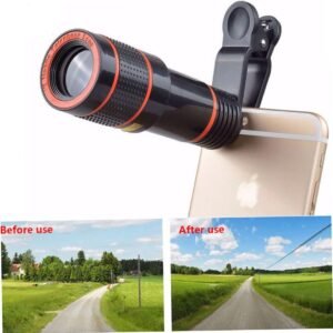 Lensa Smartphone Teleskop External Single Telescopic Lens 12X