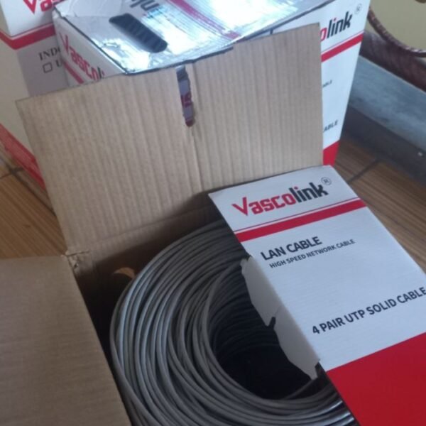 Kabel LAN CAT 6 Vascolink CCA per meter Grey
